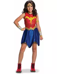 Klasyczny kostium Wonder Woman Liga Sprawiedliwości™ dla dziewczynek, Rozmiar: 3-4 lat (90 to 104 cm)