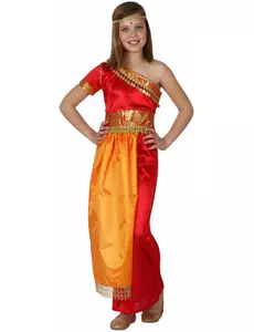 Kostium indyjskiej dziewczyny bollywood, Rozmiar: 5-6 lat (115/130 cm)