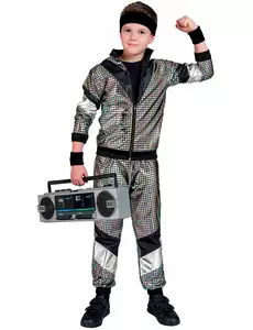 Kostium do biegania w stylu disco lat 80. dla dzieci