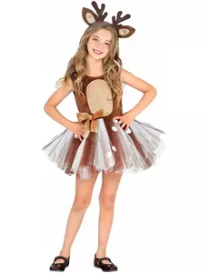 Kostium tutu małego renifera dla dziewczynki, Rozmiar: 3-4 lat (110 cm)