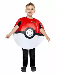 Kostium Poké Ball Pokemon™ dla dziecka, Rozmiar: 3-7 lat (98 - 122cm)