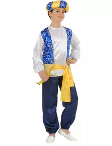 Kostium księcia arabskiego dla dzieci, Rozmiar: 5-7 lat (128 cm)
