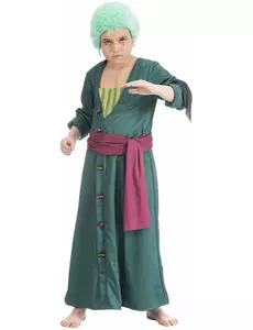 Kostium Zoro One Piece™ dla dzieci, Rozmiar: 7-8 lat (128 cm)