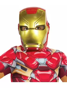 Plastikowa półmaska Iron Man™ dla dzieci