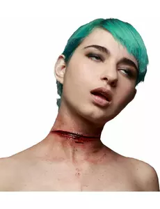 Fałszywy uraz gardła dla dorosłych Halloween