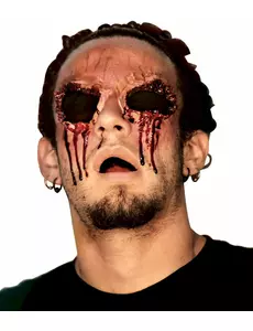Fałszywe obrażenia bez oczu dla dorosłych Halloween