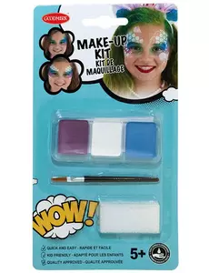 Zestaw do makijażu Girl Mermaid z pędzelkiem i gąbką