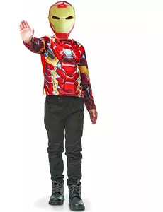 Zestaw z maską i topem Iron Man™ dla dziecka