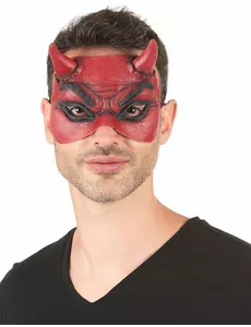 Dorosły Demon Lateksowy maska wenecka