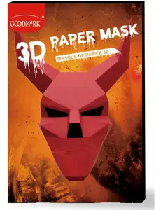 Papierowa 3D maska diabła dla dorosłych