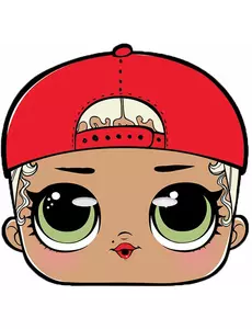 Kartonowa maska Mc Swag LOL Surprise™