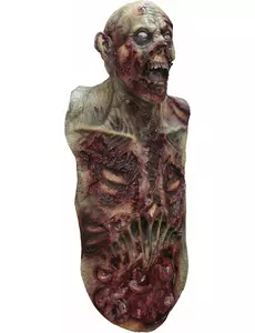 Maska zombie na całą twarz i popiersie dla dorosłych