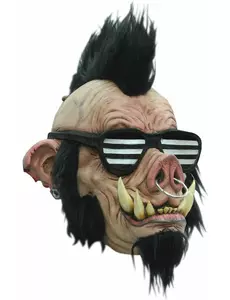 Maska dzika punk dla dorosłych