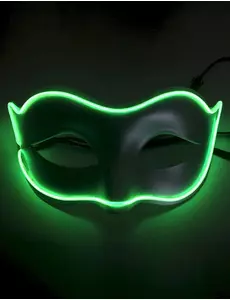 Maska wenecka dla dorosłych Neon LED