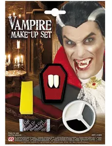 Zestaw do makijażu dla dorosłych wampirów na Halloween
