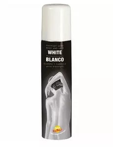 Biały brokat w sprayu do ciała 75 ml