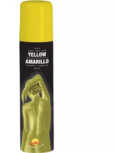 Żółty brokatowy spray do ciała 75 ml