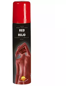 Czerwony brokat w sprayu do ciała 75 ml