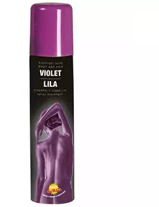 Fioletowy brokat w sprayu do ciała 75 ml