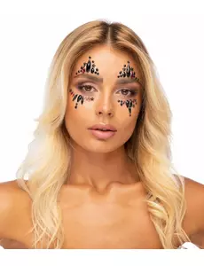 Klejone cyrkonie Evil Harlequin Face