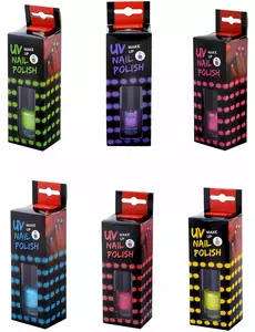 Lakier do paznokci z efektem UV 7ml, Kolor: Fioletowy