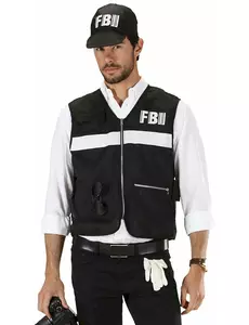 Kostium policjanta FBI dla dorosłych, Rozmiar: X-Large
