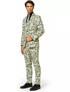 Męski garnitur Opposuits™ Mr. Cashanova, Rozmiar: Large (EU 54)
