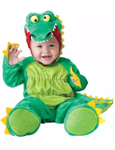 Kostium mini dinozaura dla niemowląt - klasyczny, Rozmiar: 6-12 miesięcy (66-74 cm)