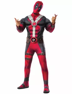 Kostium dla dorosłych Deadpool 2™ Deluxe, Rozmiar: X-Large