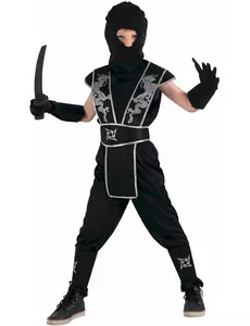Kostium Shuriken Gwiazda Ninja dla chłopców, Rozmiar: 10-12 lat (130-140 cm)