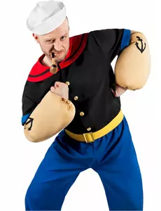 Kostium Popeye™ dla dorosłych, Rozmiar: Medium