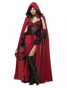 Zły Czerwony Kapturek – kostium na Halloween, Rozmiar: Medium (40/42)