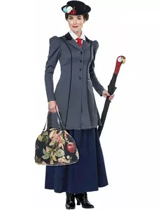 Kostium angielska niania deluxe dla kobiet, Rozmiar: Medium (40/42)