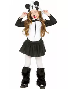 Kostium panda Tutu dla dziewczynki, Rozmiar: 10-12 lat (142-148 cm)