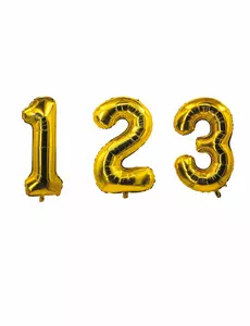 Balon foliowy figurka złota 85 cm, Rozmiar: 1