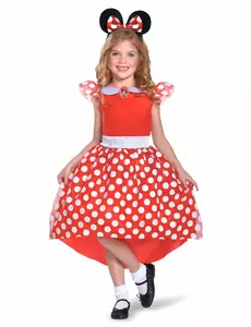 Klasyczny czerwony kostium Minnie Mouse™ dla dziewczynki, Rozmiar: 3-4 lat (97 - 109 cm)