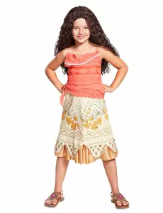 Kostium deluxe Moana™ dla dziewczynek, Rozmiar: 5-6 lat (109 - 126 cm)