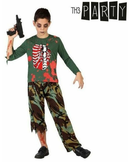 Kostium dla Dzieci Wojskowy zombie (2 Pcs)