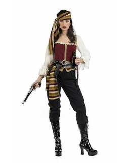 Kostium dla Dorosłych Korsarz Pirat Kobieta
