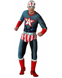 Kostium dla Dorosłych American Captain XXL