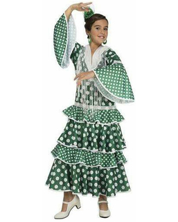 Kostium dla Dzieci My Other Me Giralda Kolor Zielony Tancerka Flamenco