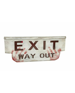 Znak My Other Me Exit Way out Światło z dźwiękiem (48 x 18 x 5 cm)