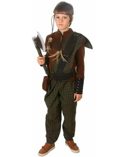 Kostium dla Dzieci Finn Średniowieczny Wojownik Wiking