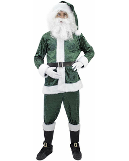 Kostium dla Dorosłych Limit Costumes Kolor Zielony XL Święty Mikołaj