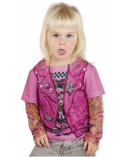 Kostium dla Dzieci Limit Costumes Dziewczyna Koszulka Tatuaże Rozmiar 2