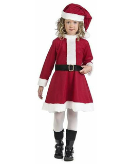 Kostium dla Dzieci Limit Costumes Dziewczyna Świętego Mikołaja Rozmiar 5
