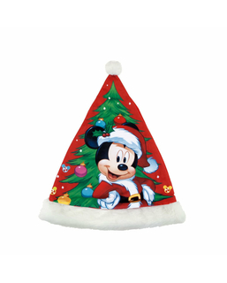 Czapka Świętego Mikołaja Mickey Mouse Happy smiles Dziecięcy 37 cm