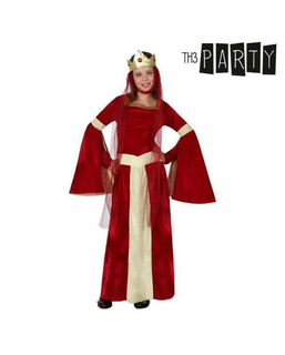 Kostium dla Dzieci Średniowieczna Dama Czerwony