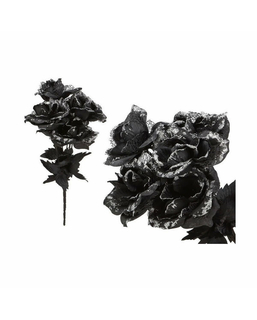 Kwiat Czarny 35 cm Halloween