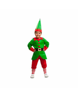 Kostium dla Dzieci Shine Inline Elf 5-6 lat Kolor Zielony
